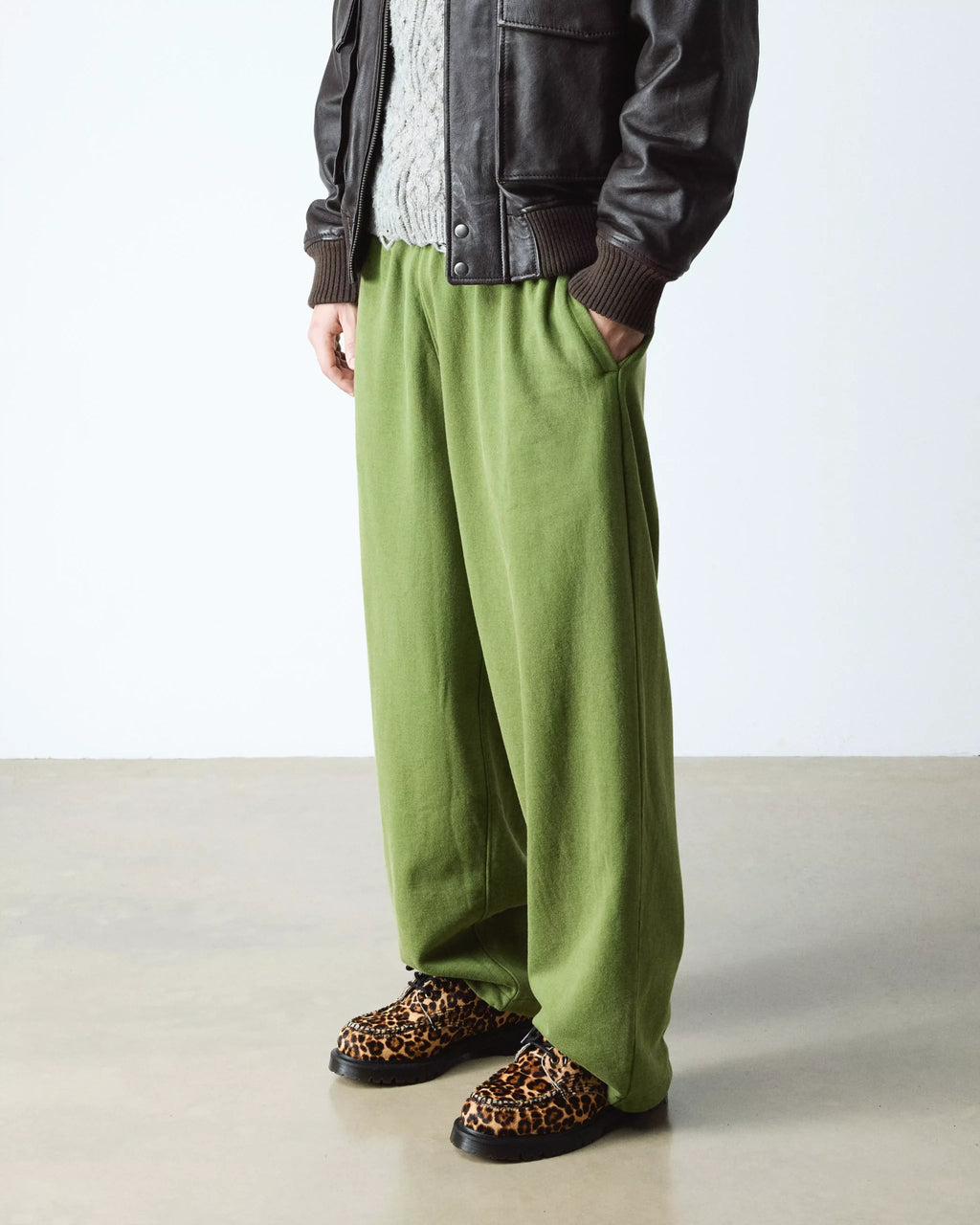 LOWELL Leopard Print Moc Toe Shoes