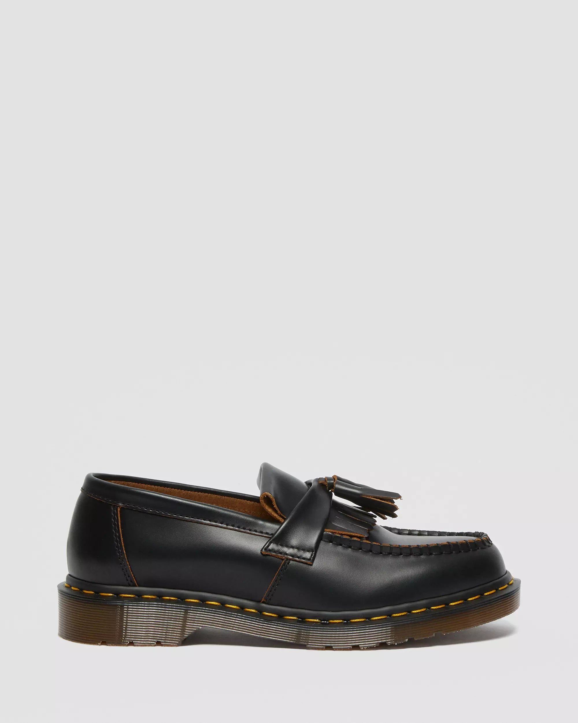 Adrian Vintage Made In England Quilon Leather Tassel Loafers