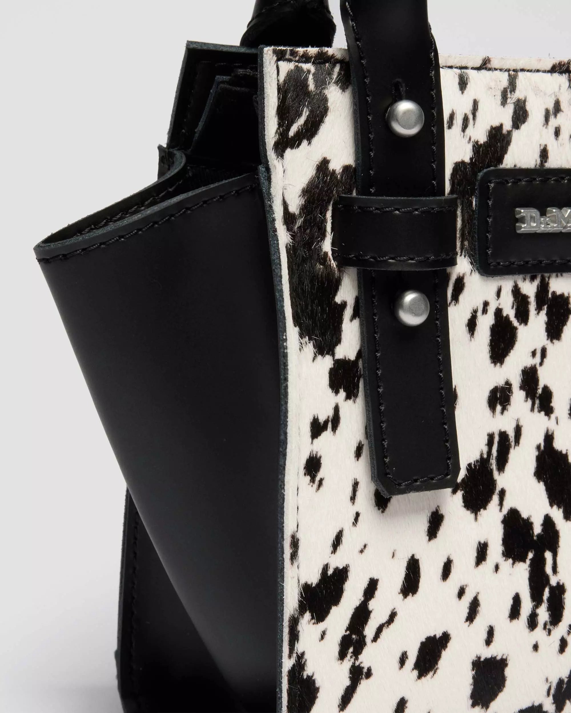 Extra Small Tote Bag Dalmatian Hair On & Kiev Leather Bag