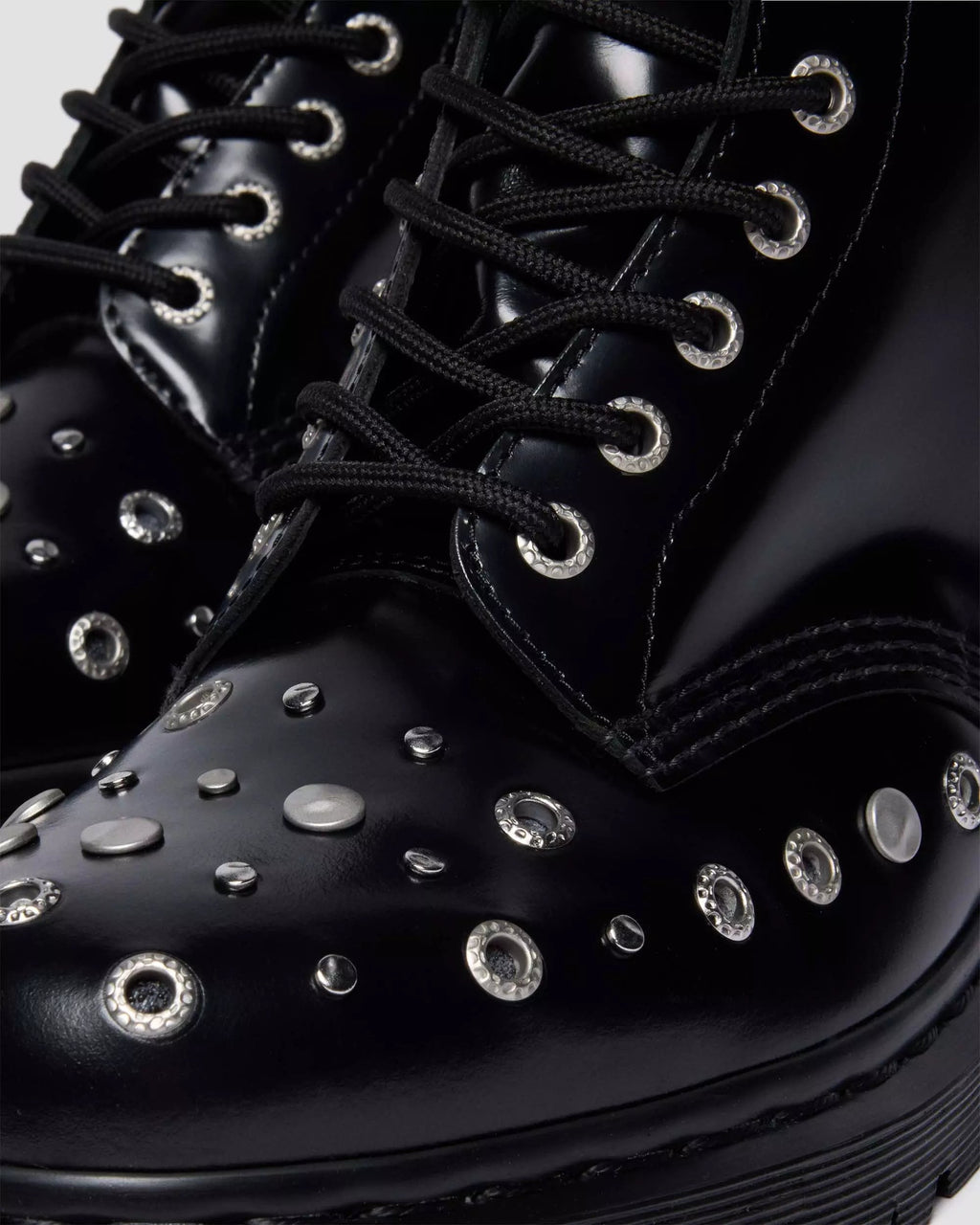1460 Studded Buttero Leather Boots
