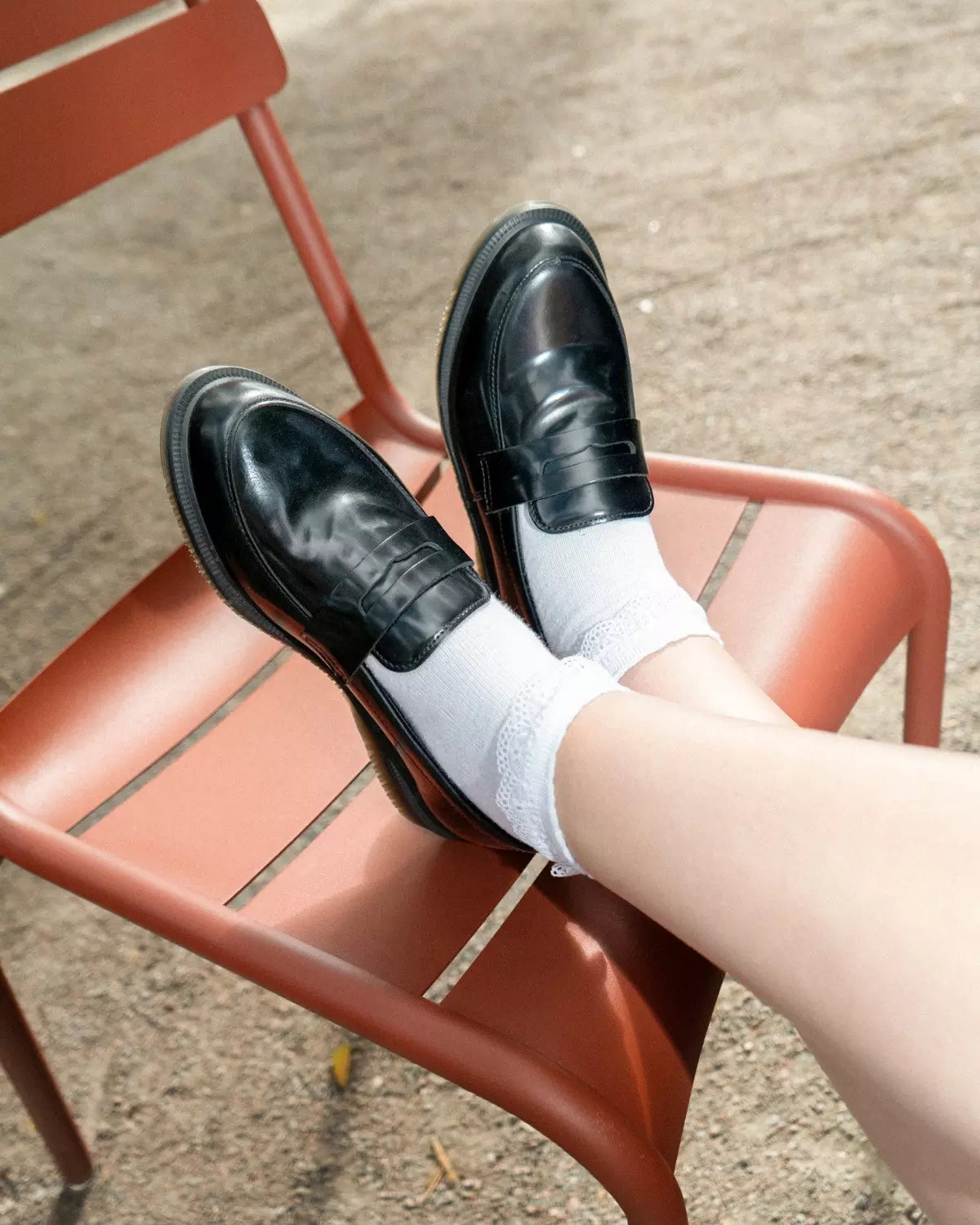 Temara Polished Smooth Leather Loafers