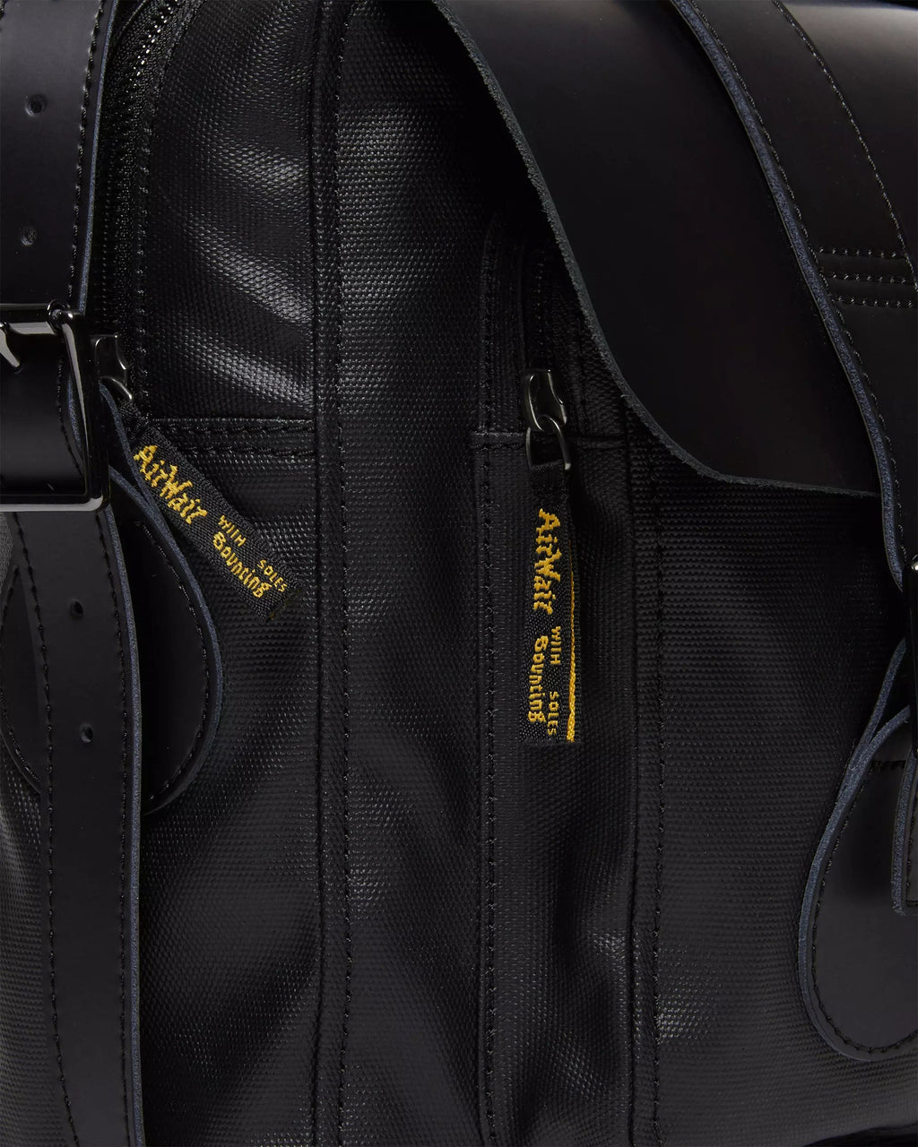 Leather & Canvas Messenger Bag