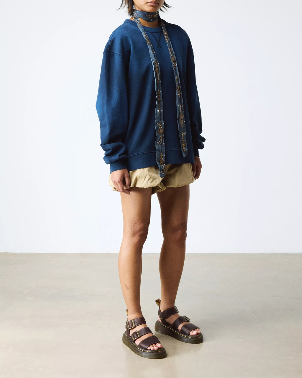 Gryphon Quad Grizzly Leather Sandals