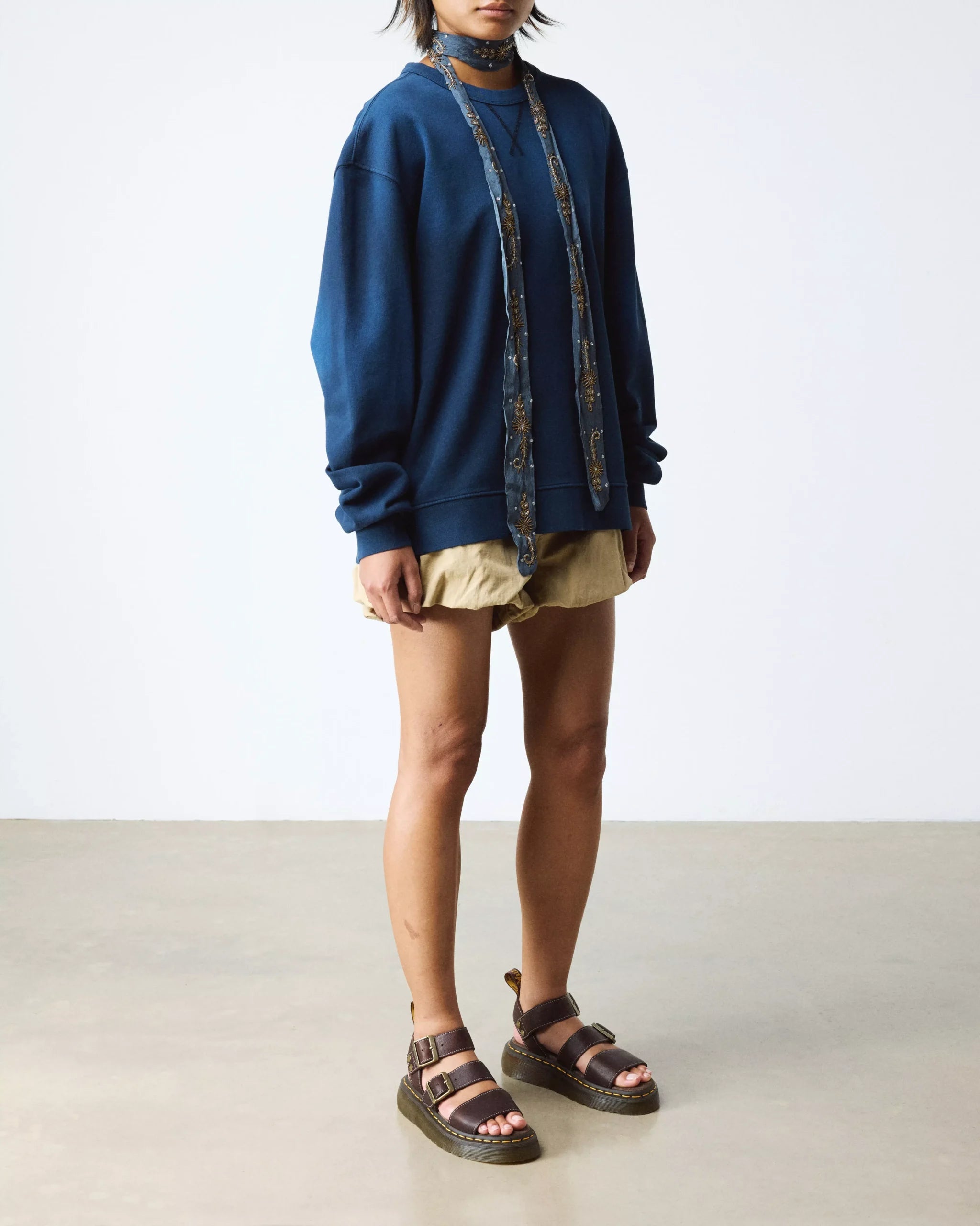 Gryphon Quad Grizzly Leather Sandals