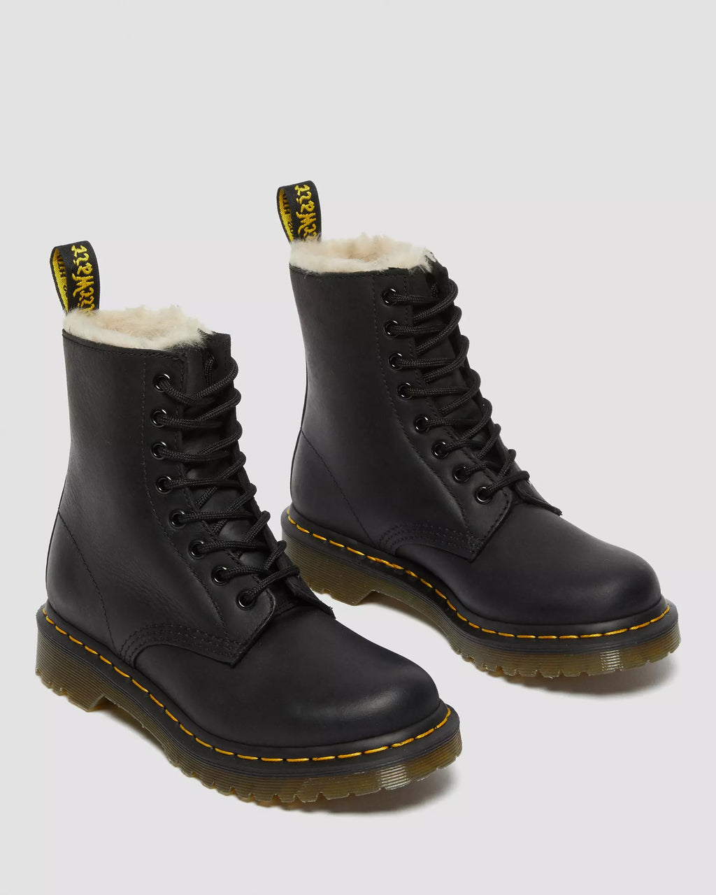 1460 Women's Faux Fur Lined Lace Up Boots