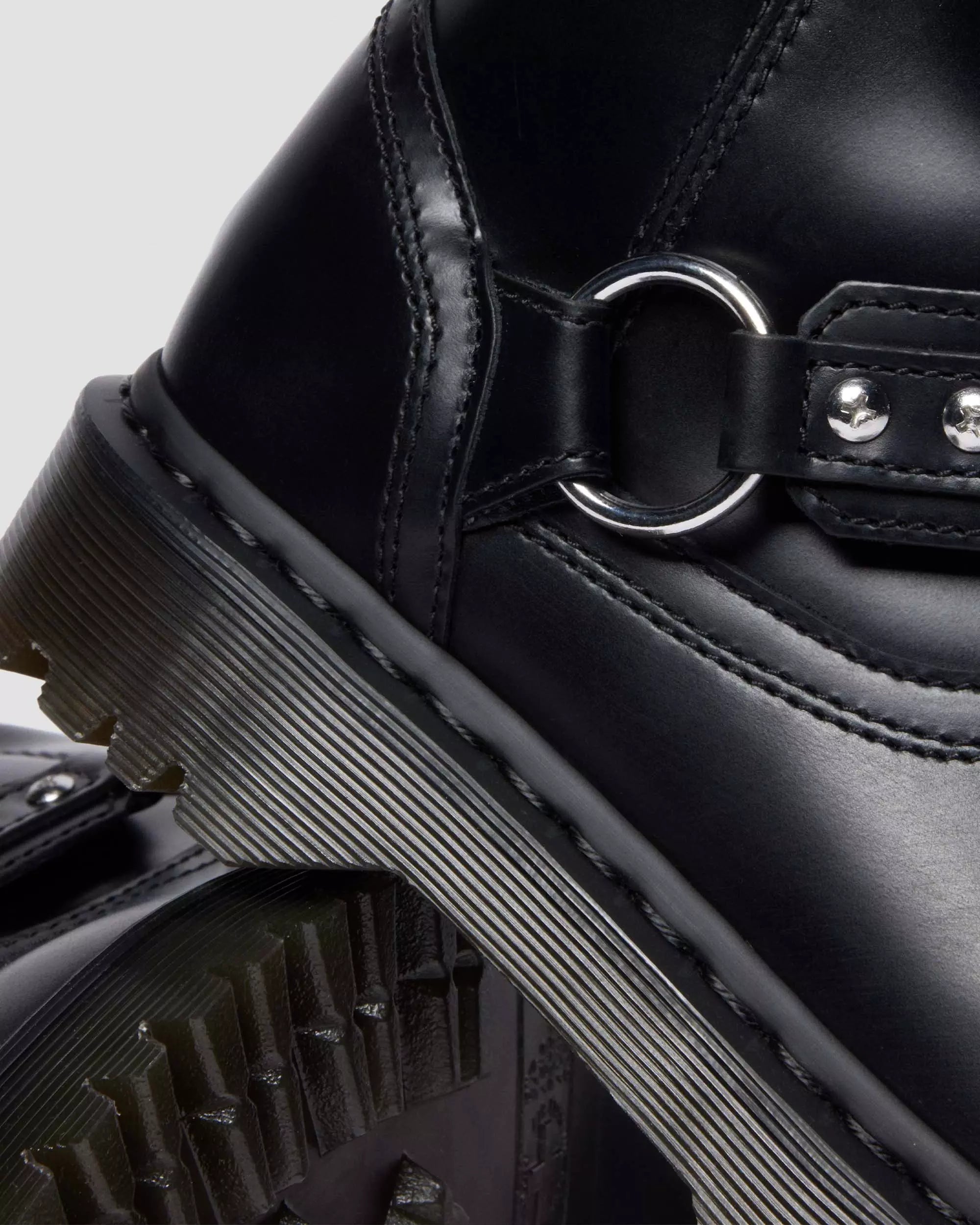 Anistone Harness Orleans Leather Biker Boots