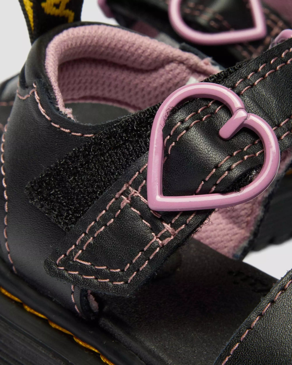 Toddler Marlowe II Glitter Heart Leather Strap Shoes