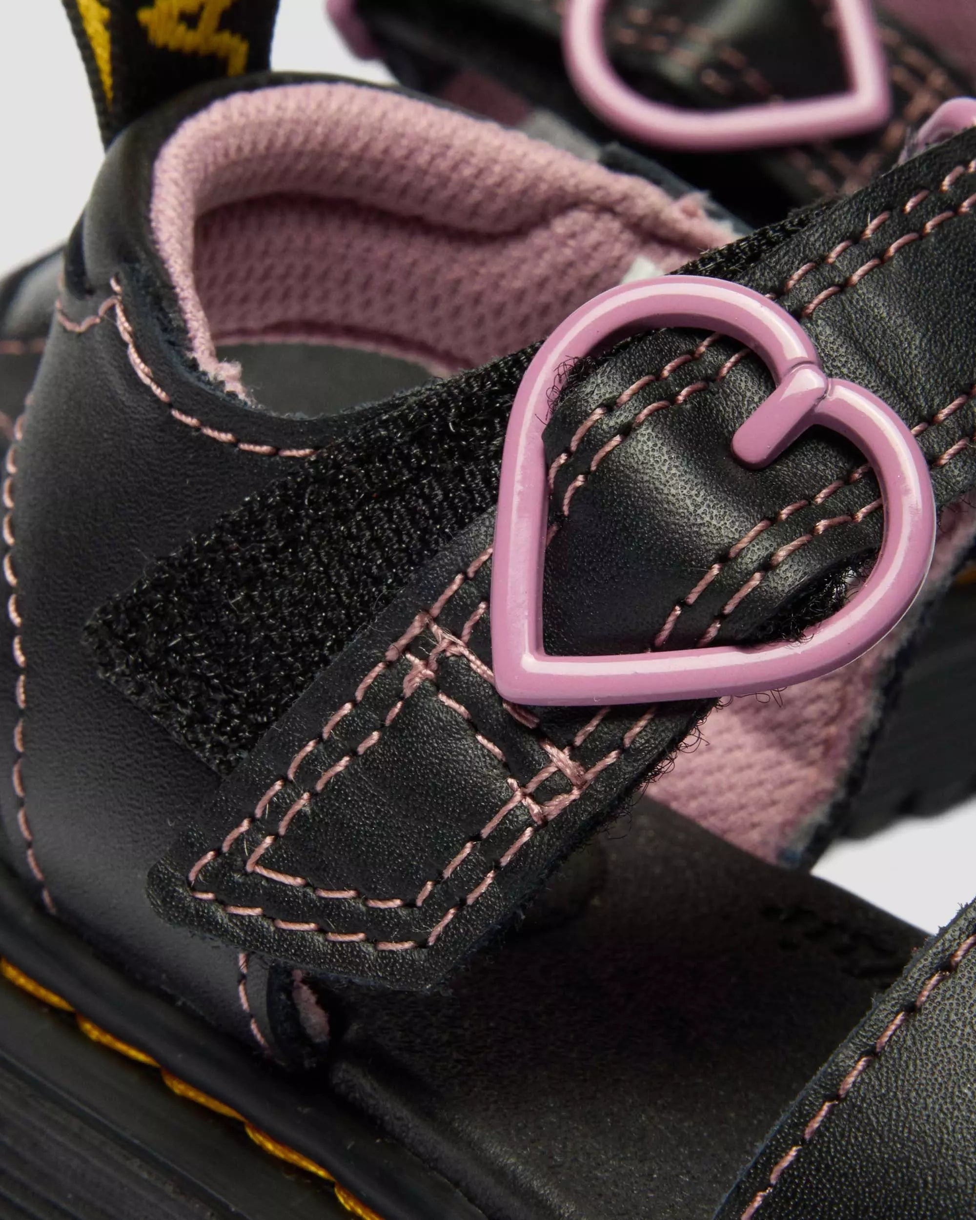 Toddler Marlowe II Glitter Heart Leather Strap Shoes