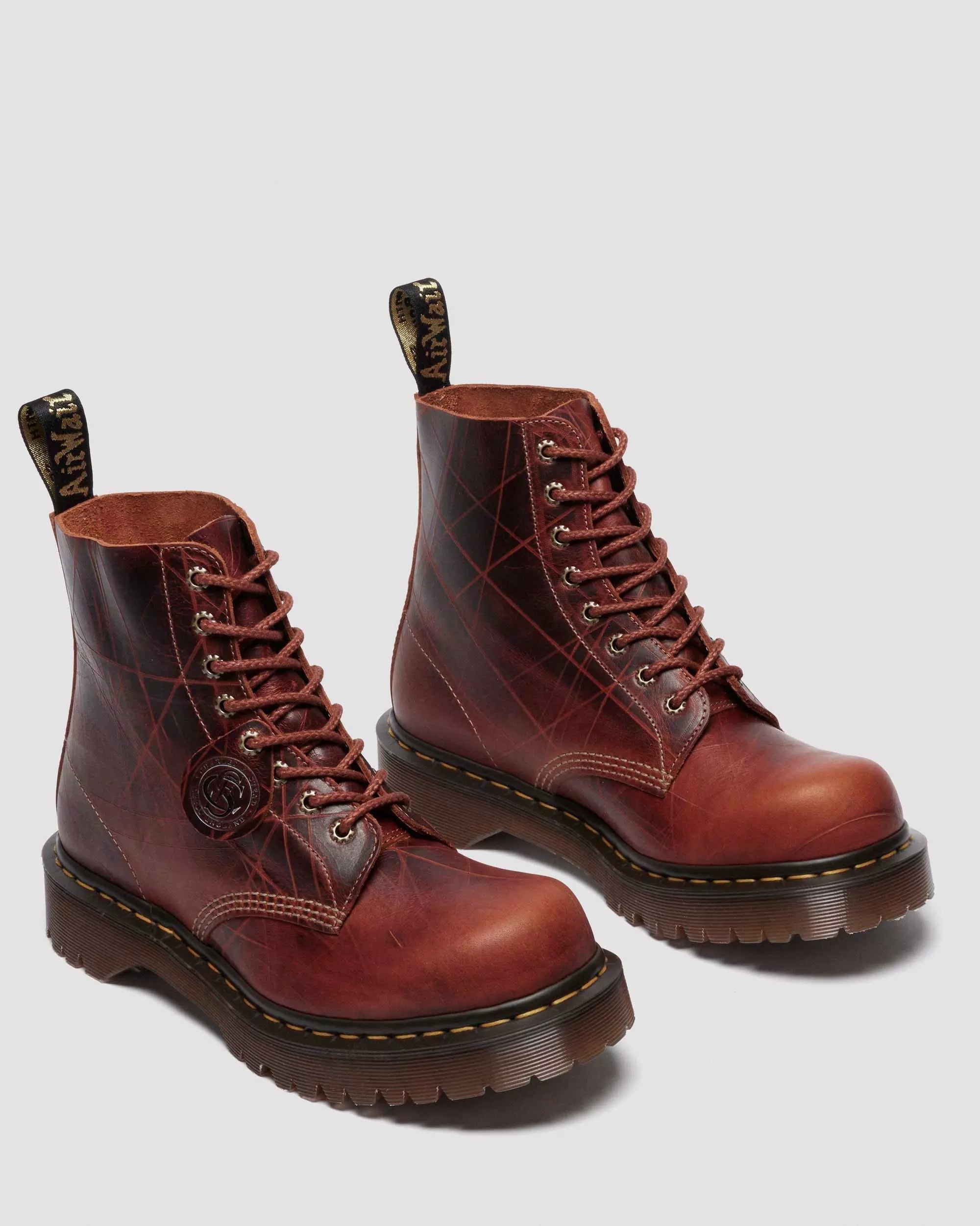 1460 Pascal Bex Made In England Leather Bump Toe Boots