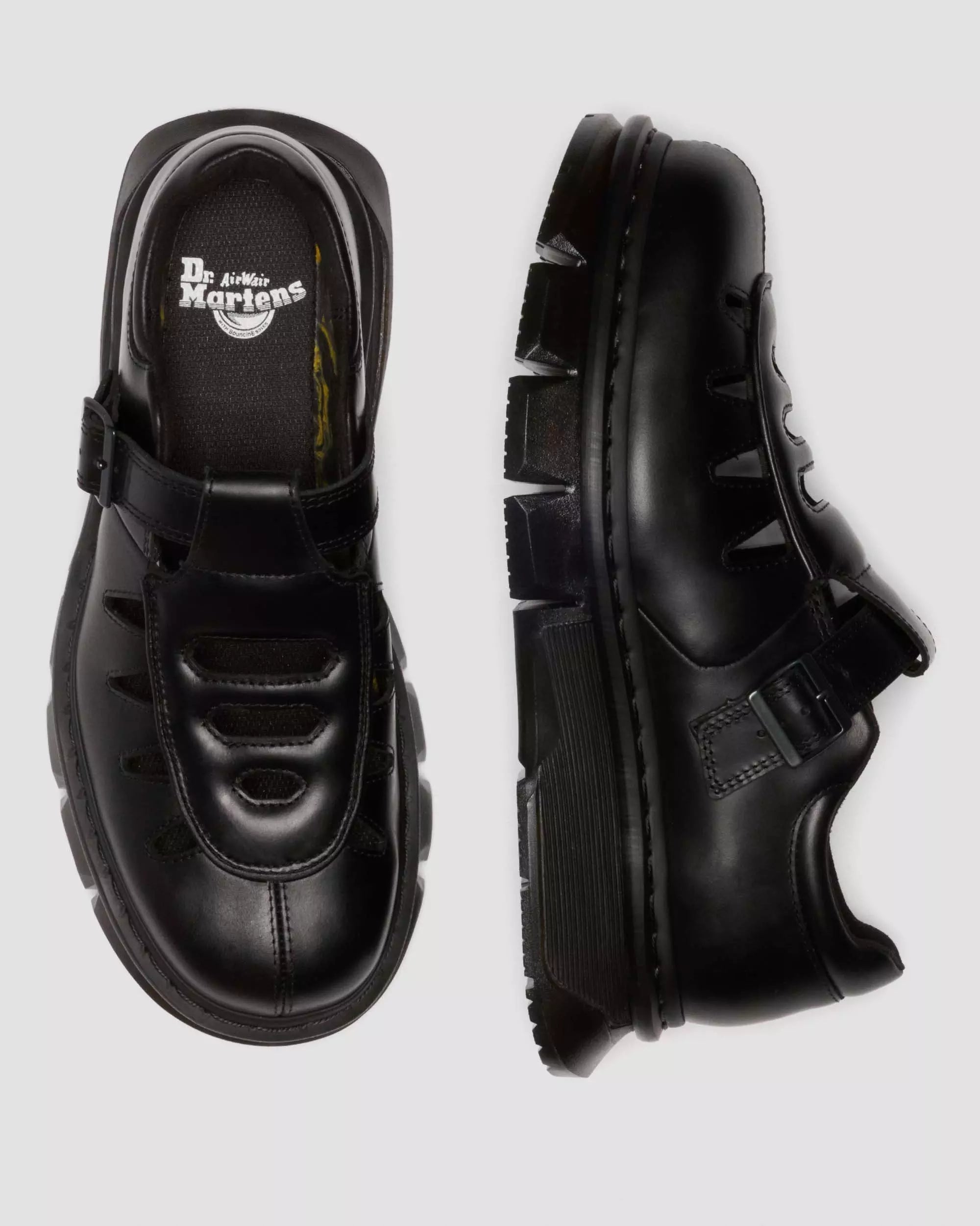 Qubist Fisherman Soft Leather Buckle Shoes