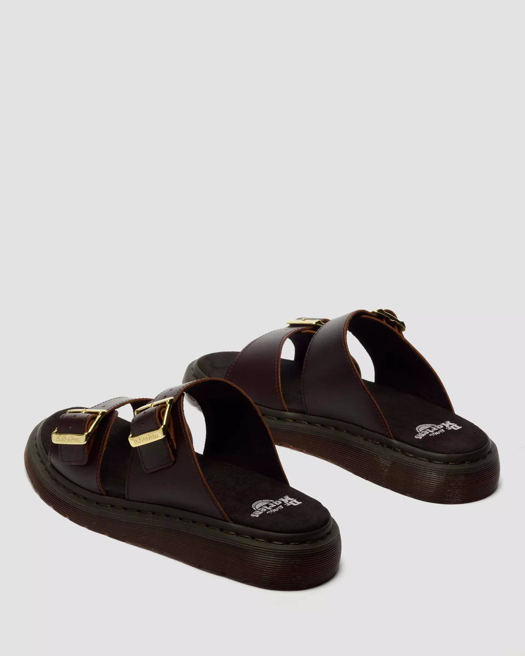 Josef Two Strap Atlas Leather Sandals