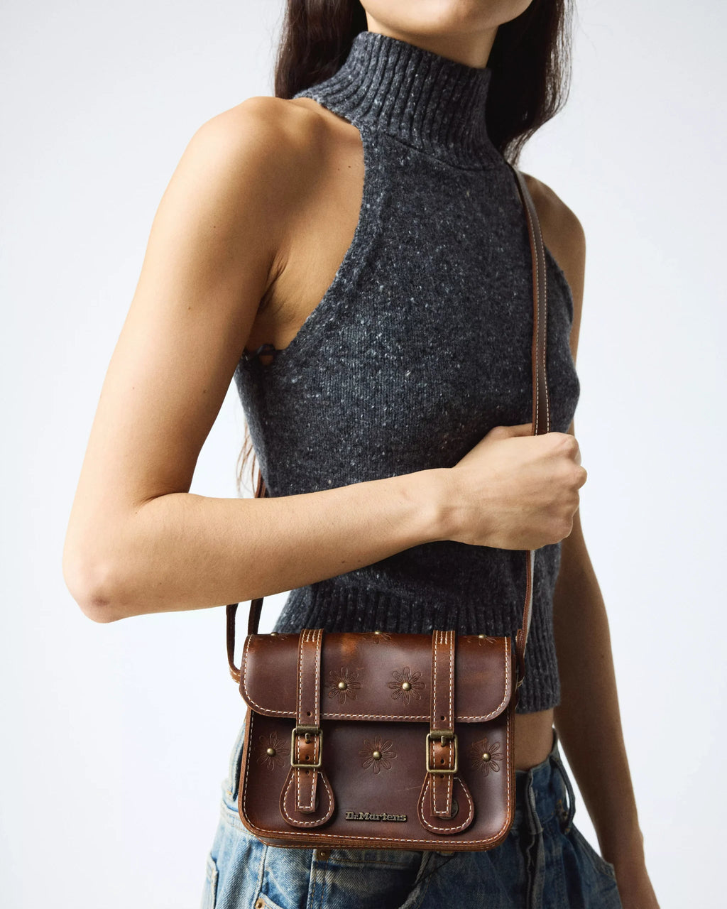 7 Inch Satchel Mayhem Leather Crossbody Bag