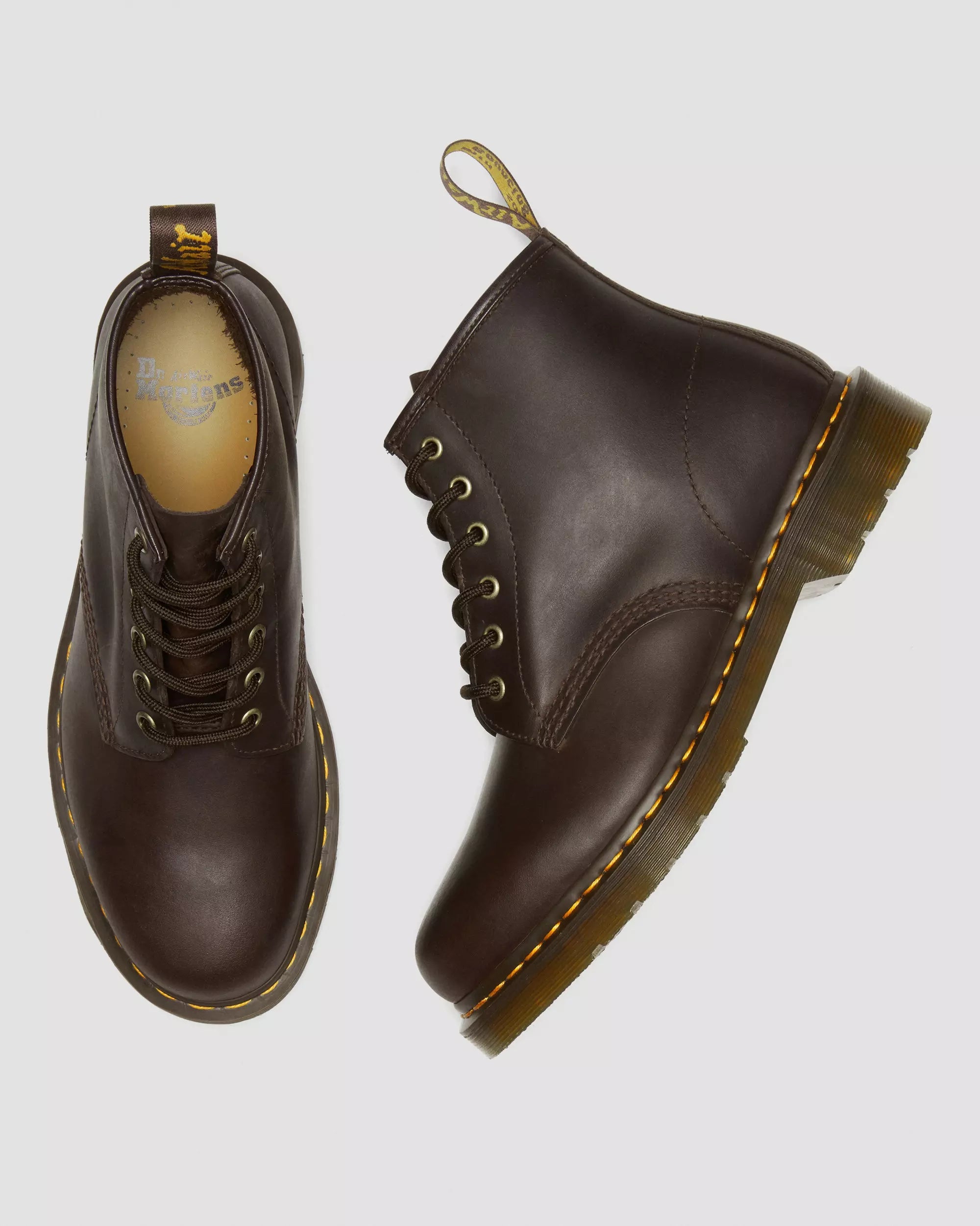 101 Crazy Horse Leather Ankle Boots