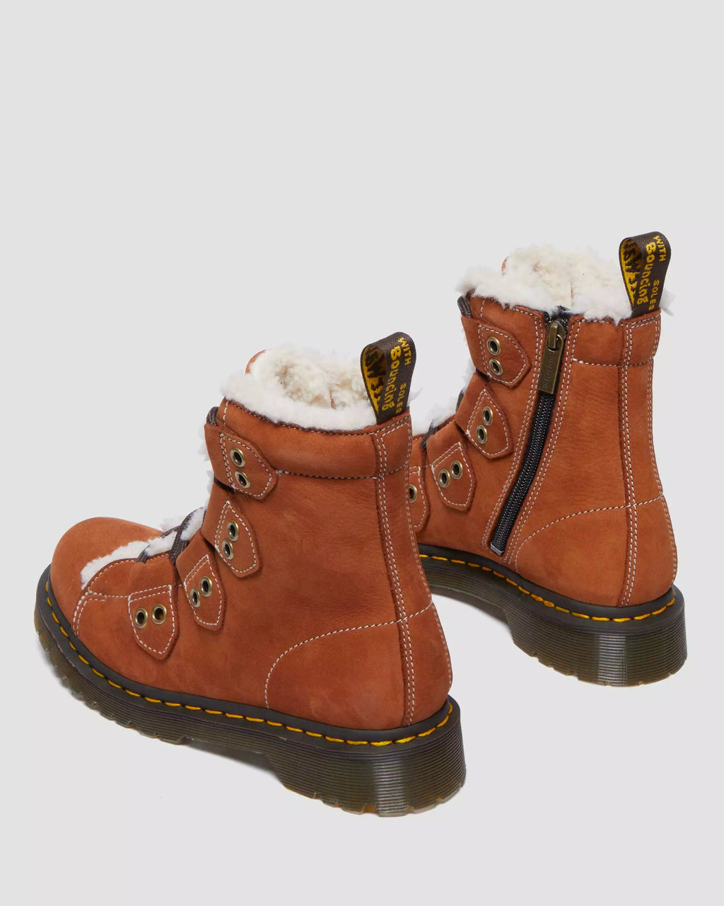 Women's 1460 Lace to Toe Fur Lined Buttersoft Lace Up Boots