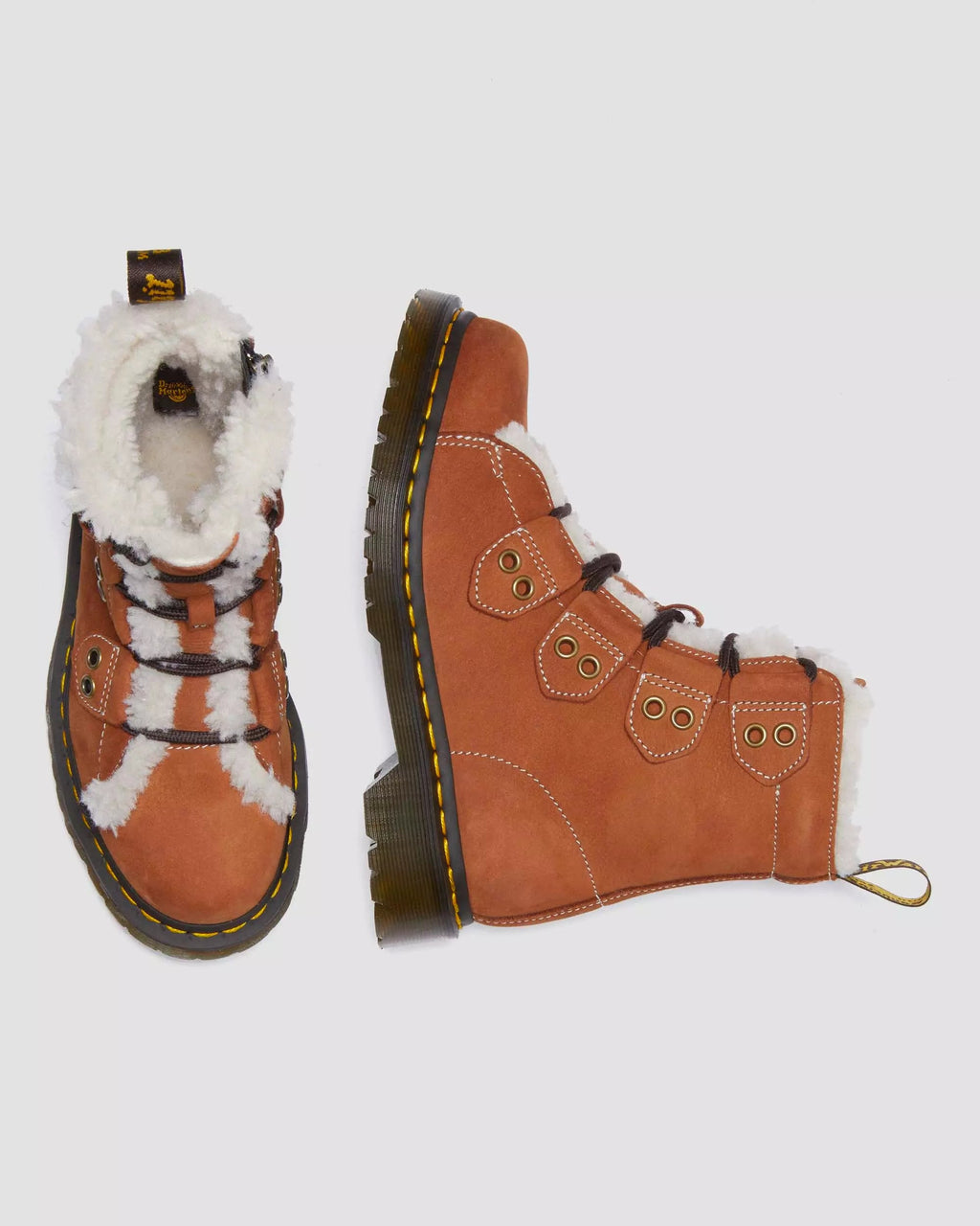 Women's 1460 Lace to Toe Fur Lined Buttersoft Lace Up Boots