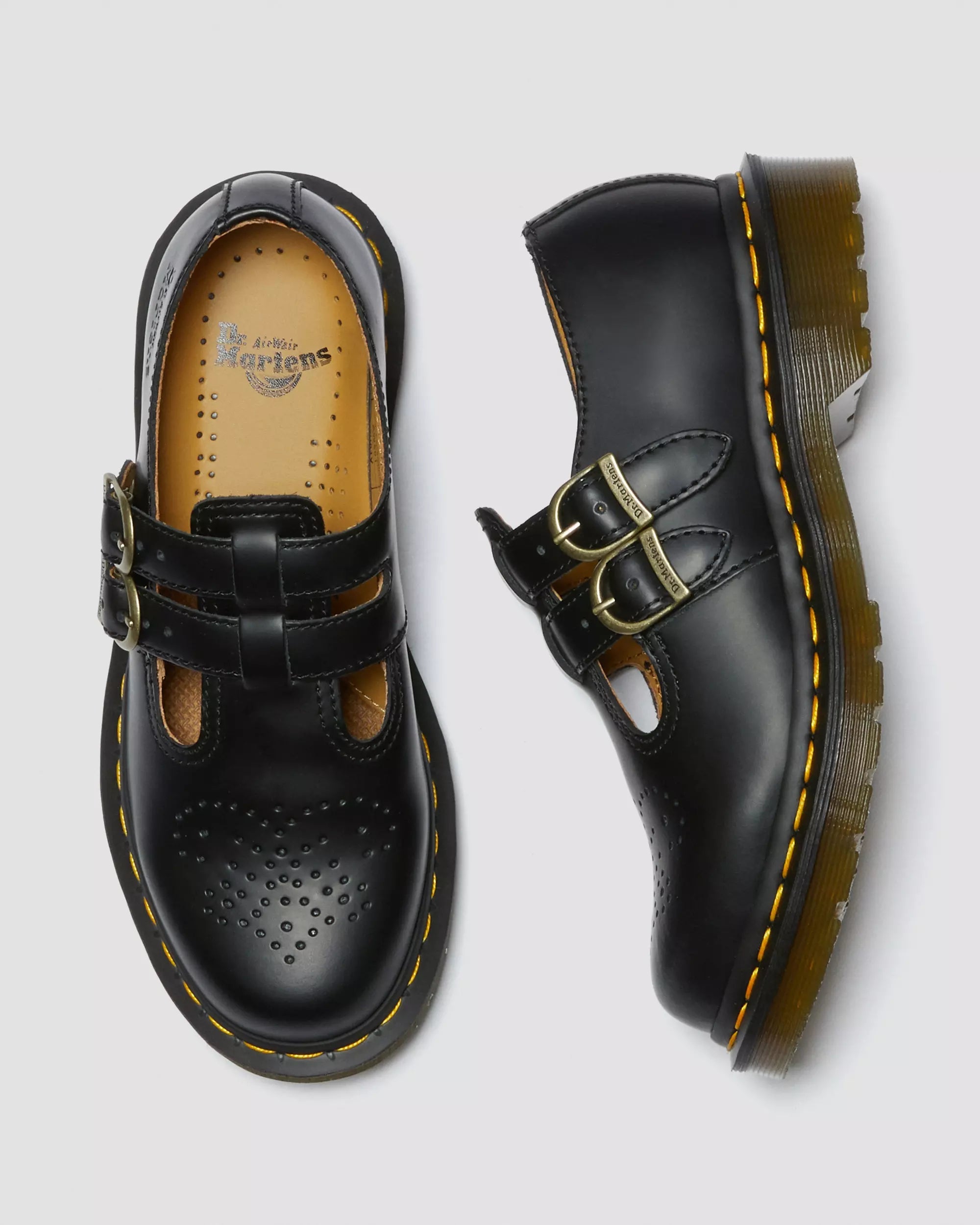 8065 Smooth Leather Mary Jane Shoes