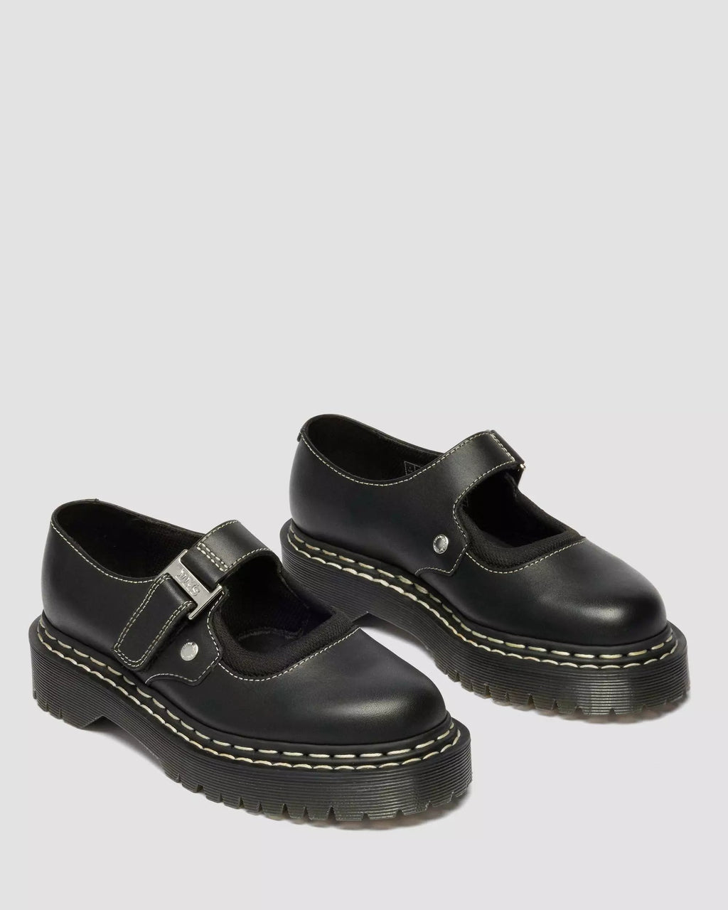 Mary Jane Bex Full Grain Leather Double Stitch Shoes