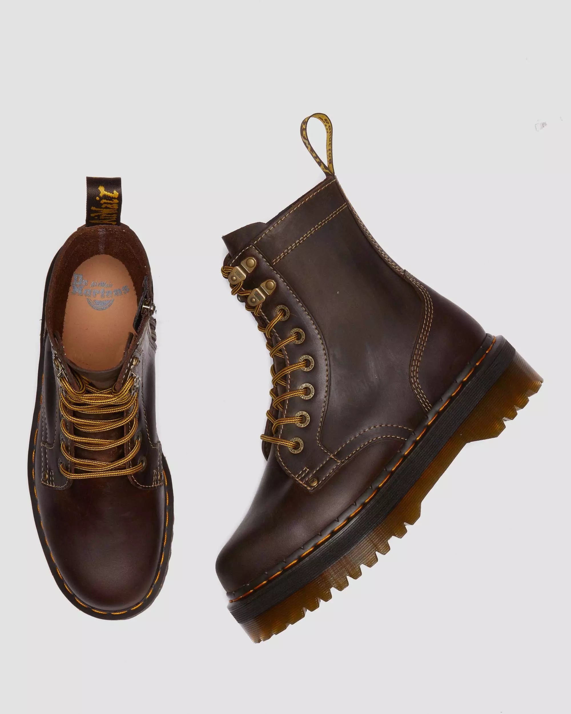JADON ARC Crazy Horse Platform Boots